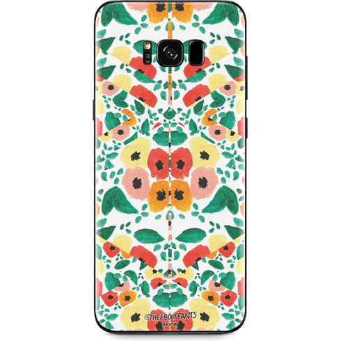 Bouffants and Broken Hearts Geometric Flowers Galaxy S8 Plus Skin